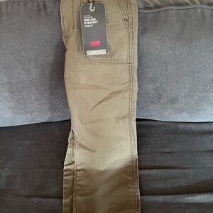 Levi's Men's Khaki Straight Ankle Chinos